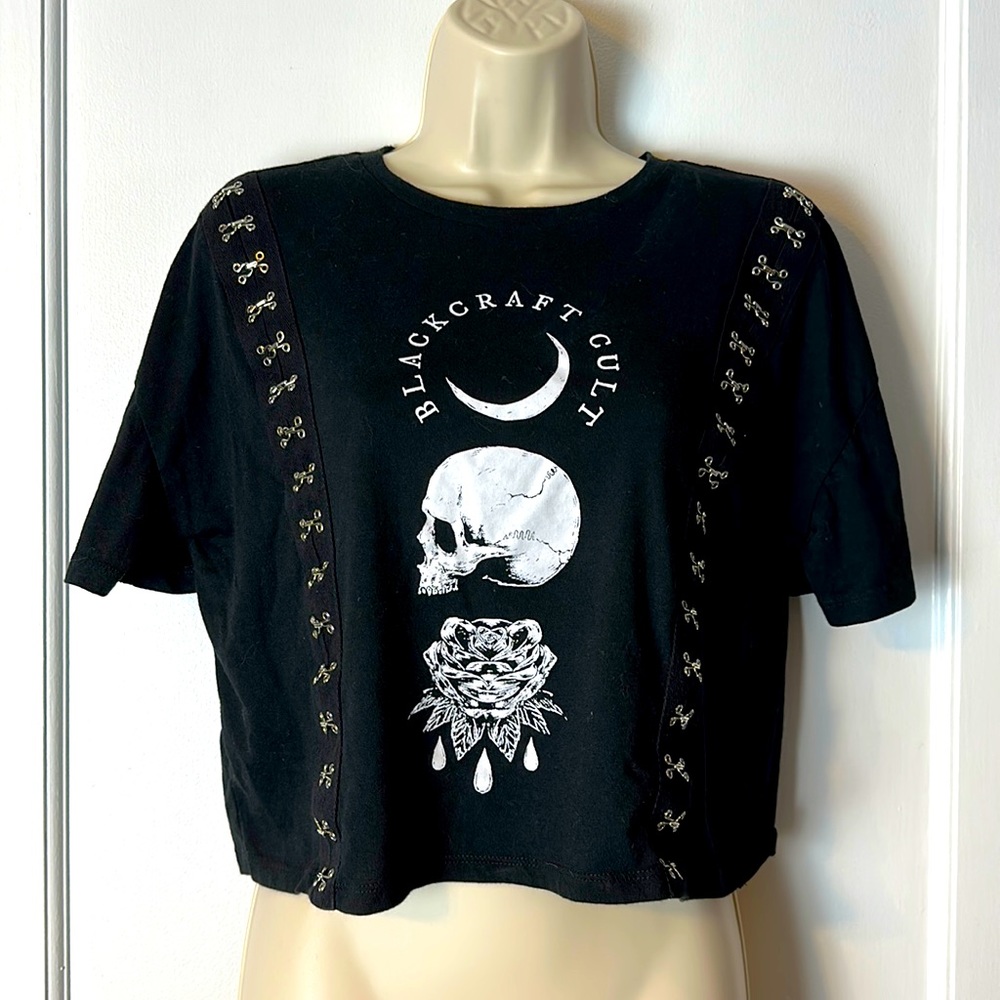BLACKCRAFT Hook & Loop Cropped Shirt XS - Picture 1 of 3
